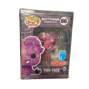 Funko Pop Art Series Two-Face 66 Batman Forever Target Exclusive with Protector